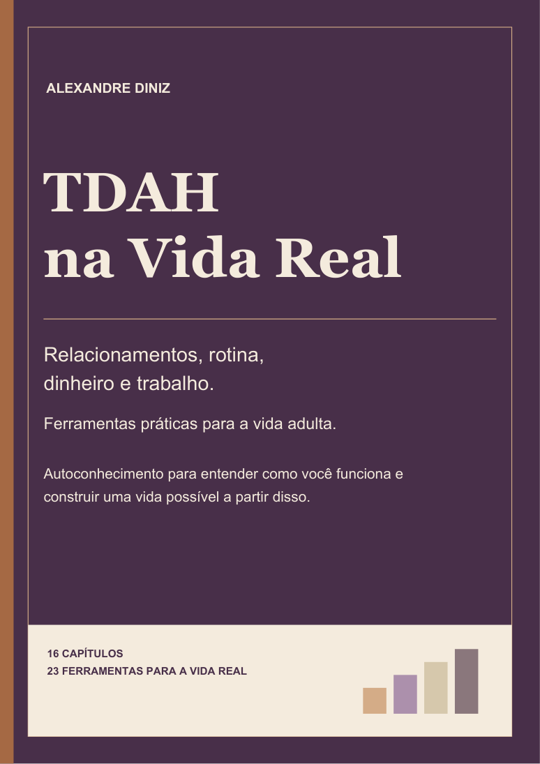 Capa original do e-book TDAH na Vida Real