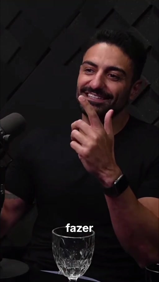 Alexandre Diniz em sua participação no podcast