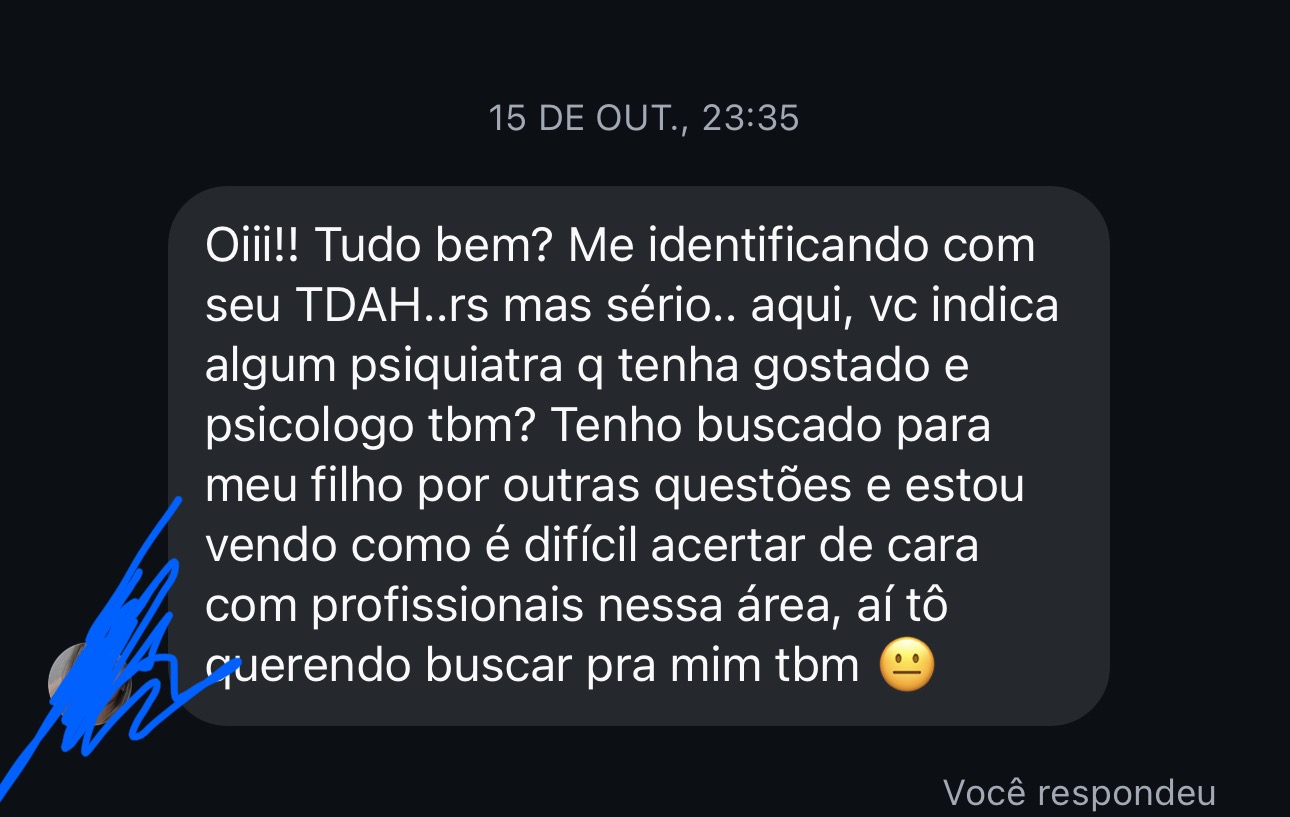 Print original de conversa recebida no Instagram — mensagem 7